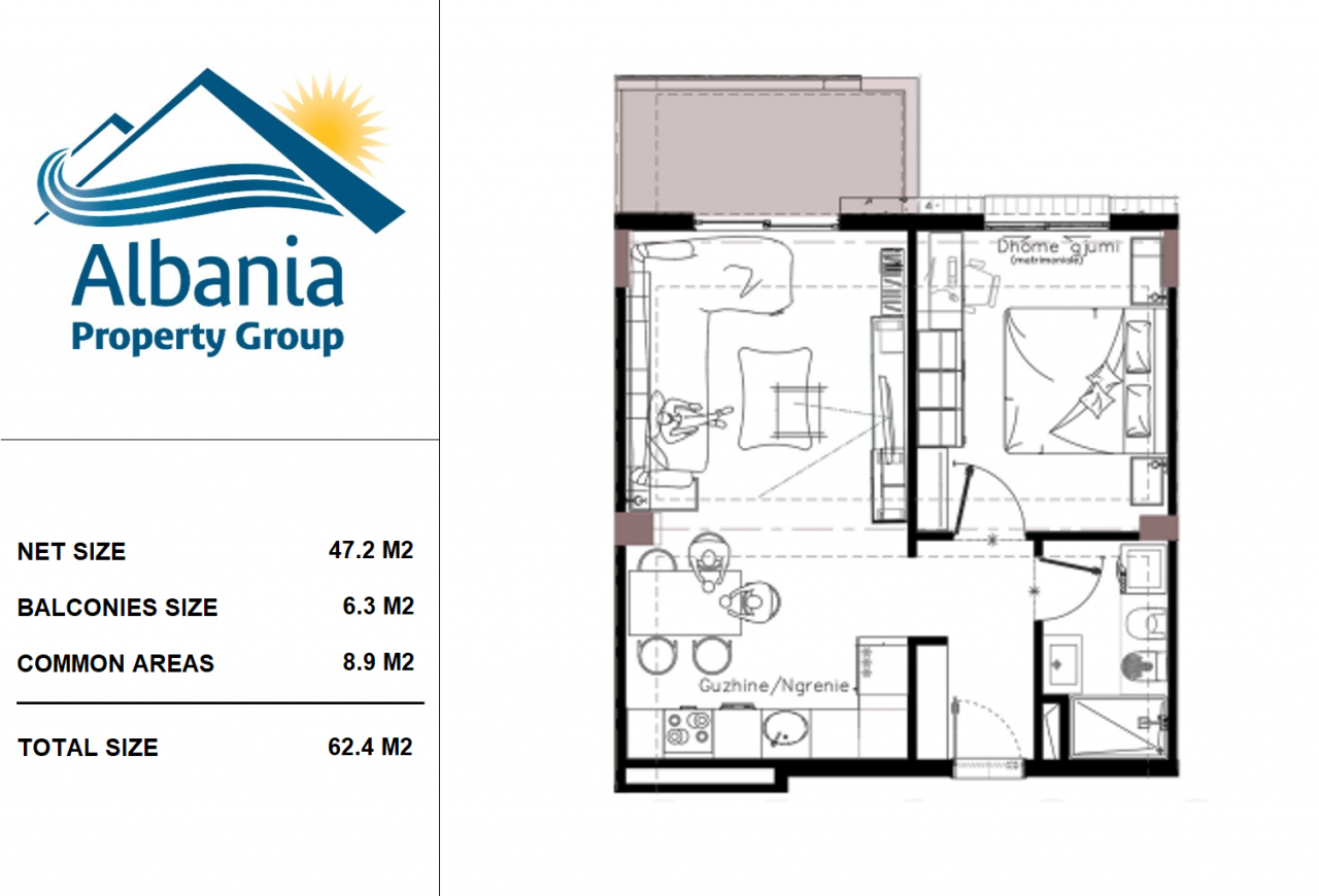 Apartament Per Shitje Ne Golem Durres Shqiperi